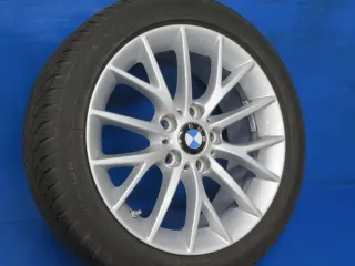 Original BMW 1er F20 F21 BMW 2er F22 F23 17 Zoll Styling 380 Winterräder + RDKS Alufelgen 6796205 Silber Winterreifen 4x 7,3 mm - Bild 3