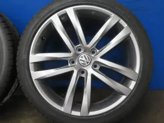 Original VW Golf 7 / Golf 7 Sportsvan / Golf 7 Variant 18 Zoll Salvador Sommerräder Alufelgen 5G0601025AF Anthrazit - Bild 10