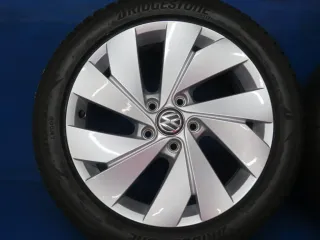 Original VW Golf 8 17 Zoll Belmond Winterräder Alufelgen 5H0601025B Silber Winterreifen 2x 5,5 mm 2x 6,2 mm - Bild 12