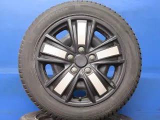 Original Opel Corsa Typ U 16 Zoll Stahlrad Winterräder 214R-0722-12 Schwarz Winterreifen 2x 5 mm / 2x 7 mm - Bild 2