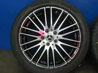 Original C-Klasse Limousine Typ W206 / T-Modell Typ S206 - nicht freigegeben für AMG-Motorisierungen 18 Zoll 10-Speichen-Rad Winterräder + RDKS A2064014900 Schwarz Winterreifen neu - Bild 14