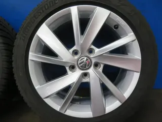 Original VW Golf 8 VW Golf 7 VW Golf Sportsvan 17 Zoll Gavia Winterräder Alufelgen 5H0071497 Winterreifen Silber 2x 5 mm / 2x 7 mm - Bild 13