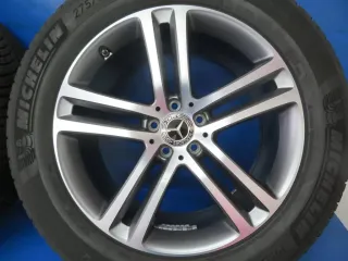 Original Mercedes GLE SUV + Coupe Typ: V167 + C167 20 Zoll 5-Doppelspeichen-Rad Winterräder + RDKS Alufelgen A1674012400 + 2500 Grau Michelin Winterreifen 2x 6 mm 2x 7 mm - Bild 12
