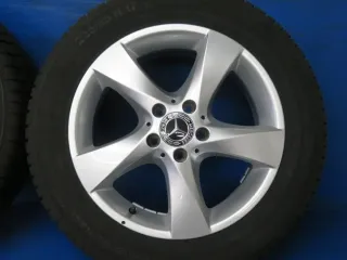 Original Mercedes V-Klasse Typ W447 bis 02/2024 Mercedes Vito Typ 447 Winterräder 17 Zoll 5-Speichen-Rad RDKS Silber Winterreifen gebraucht - Bild 8