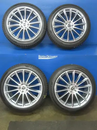 Original Mercedes S-Klasse Typ 223 Alufelgen 20 Zoll AMG-Vielspeichen-Rad Winterräder + RDKS A2234011500 Silber Winterreifen 4x 7,3 mm - Bild 19