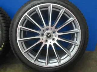 Original Mercedes S-Klasse Typ 223 Alufelgen 20 Zoll AMG-Vielspeichen-Rad Winterräder + RDKS A2234011500 Silber Winterreifen 4x 7,3 mm - Bild 15