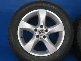 Original Mercedes V-Klasse Typ W447 bis 02/2024 Mercedes Vito Typ 447 Mercedes Vito Tourer Typ 447 17 Zoll 5-Speichen-Rad Winterräder + RDKS Alufelgen A4474014800 Silber - Bild 10
