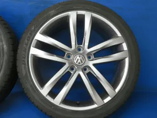Original VW Golf 7 / Golf 7 Sportsvan / Golf 7 Variant 18 Zoll Salvador Sommerräder Alufelgen 5G0601025AF Anthrazit - Bild 7