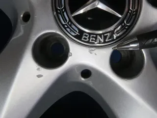 Original Mercedes V-Klasse Typ W447 bis 02/2024 Mercedes Vito Typ 447 Winterräder 17 Zoll 5-Speichen-Rad RDKS Silber Winterreifen gebraucht - Bild 8