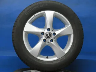 Original Mercedes V-Klasse Typ W447 bis 02/2024 Mercedes Vito Typ 447 Winterräder 17 Zoll 5-Speichen-Rad RDKS Silber Winterreifen gebraucht - Bild 2