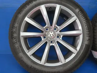 Original VW Passat Limousine B8 VW Passat Variant B8 VW Passat Alltrack B8 VW Arteon Winterräder Alufelgen 17 Zoll Merano 3G8071497 Anthrazit Winterreifen 2x 7 mm / 2x 7,8 mm - Bild 12