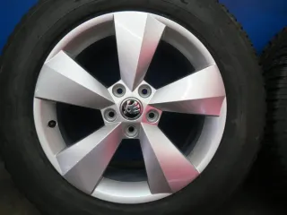 NEU Original Skoda Kodiaq 17 Zoll Nanuq Winterräder Alufelgen 565601025J Silber Winterreifen - Bild 13