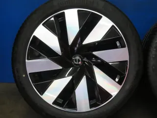 Original Volvo XC 90 Typ L 21 Zoll 8-Speichen-Design Sommerräder Alufelgen 32358293 Schwarz glanzgedreht Sommerreifen 99,9% - Bild 12