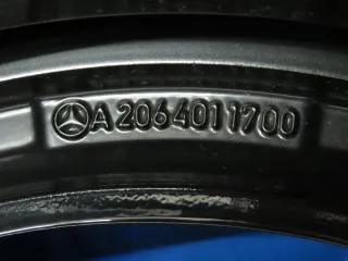 Original Mercedes C-Klasse Limousine 206 Mercedes C-Klasse T-Model 206 18 Zoll AMG-5-Doppelspeichen-Design Winterräder + RDKS Alufelgen A2064011700 A2064011800 Schwarz Winterreifen - Bild 5