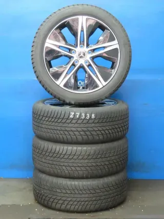 Original Mercedes A-Klasse Mercedes B-Klasse Mercedes CLA 18 Zoll 5-Speichen-Rad Winterräder + RDKS A1774010500 Schwarz Winterreifen - Bild 1