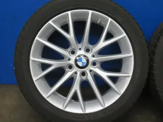 Original BMW 1er F20 F21 BMW 2er F22 F23 17 Zoll Styling 380 Winterräder + RDKS Alufelgen 6796205 Silber Winterreifen 4x 7,3 mm - Bild 14