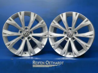 Original VW Tiguan II Typ 5N... VW Tiguan Allspace II Typ 5N.... Alufelgen 17 Zoll Montana 5NA601025 + RDKS + Nabendeckel - Bild 2