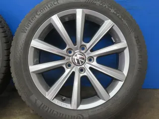 Original VW Passat Limousine B8 VW Passat Variant B8 VW Passat Alltrack B8 VW Arteon Winterräder Alufelgen 17 Zoll Merano 3G8071497 Anthrazit Winterreifen 2x 6,2 mm / 2x 6,6 mm - Bild 15
