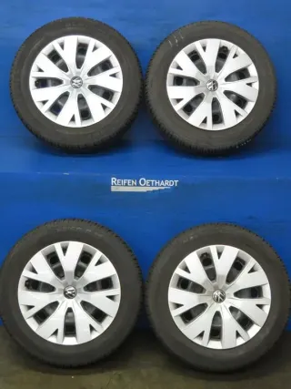 Original VW T-Cross VW Taigo Skoda Kamiq 16 Zoll Stahlfelge Winterräder 2Q0601027AE Schwarz Winterreifen 4x 7,3 mm - Bild 9