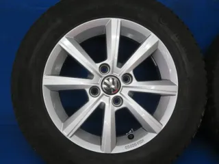 Original VW Up 14 Zoll Winterräder Alufelgen Merano 1S0071494C Silber Winterreifen 2x 6,3 mm / 2x 6,8 mm - Bild 11