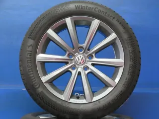 Original VW Passat Limousine B8 VW Passat Variant B8 VW Passat Alltrack B8 VW Arteon Winterräder Alufelgen 17 Zoll Merano 3G8071497 Anthrazit Winterreifen 2x 7 mm / 2x 7,8 mm - Bild 1