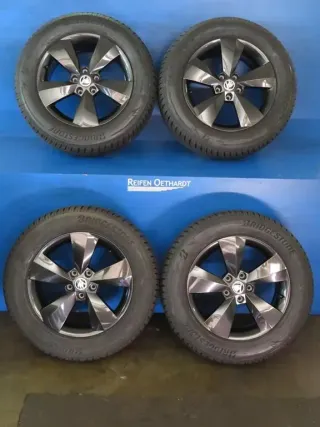 NEU Original Skoda Kodiaq 17 Zoll Winterräder Alufelgen Nanuq + RDKS 565601025AA Anthrazit Winterreifen neu Kompletträder - Bild 13
