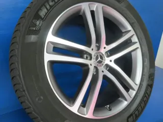 Original Mercedes GLE SUV + Coupe Typ: V167 + C167 20 Zoll 5-Doppelspeichen-Rad Winterräder + RDKS Alufelgen A1674012400 + 2500 Grau Michelin Winterreifen 2x 6 mm 2x 7 mm - Bild 3