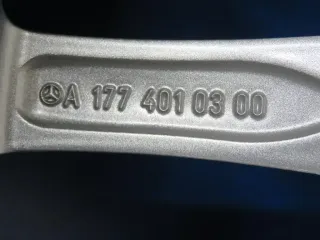 Original GLA-Klasse Typ F2B / H247 GLB-Klasse Typ F2B / X247 17 Zoll 10-Speichen-Rad Winterräder + RDKS A1774010300 Silber 2x 6,5 mm 2x 6,7 mm - Bild 5