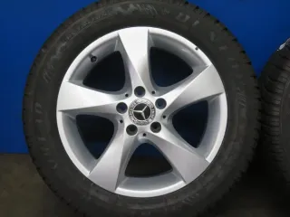 Original Mercedes V-Klasse Typ W447 bis 02/2024 Mercedes Vito Typ 447 Winterräder 17 Zoll 5-Speichen-Rad RDKS Silber Winterreifen gebraucht - Bild 13