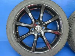 Opel Corsa F Typ U Peugeot 208 Typ U 17 Zoll LV4 Winterräder Alufelgen LV4 70738 Schwarz Winterreifen 2x 6,8 mm / 2x 7,2 mm - Bild 12