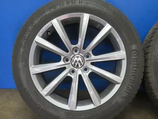 Original VW Passat Limousine B8 VW Passat Variant B8 VW Passat Alltrack B8 VW Arteon Winterräder Alufelgen 17 Zoll Merano 3G8071497 Anthrazit Winterreifen 2x 6,2 mm / 2x 6,6 mm - Bild 16