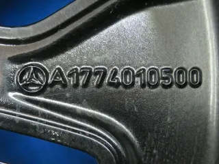 Original Mercedes A-Klasse Mercedes B-Klasse Mercedes CLA 18 Zoll 5-Speichen-Rad Winterräder + RDKS A1774010500 Schwarz Winterreifen - Bild 4