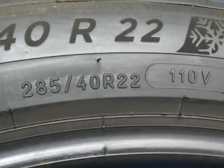 4x Winterreifen 285/40 R22 110V + 325/35R22 114W Michelin Pilot Alpin 5 SUV 2x 7,6 mm 2x 7 mm - Bild 9