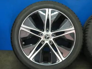 Original Mercedes A-Klasse Mercedes B-Klasse Mercedes CLA 18 Zoll 5-Speichen-Rad Winterräder + RDKS A1774010500 Schwarz Winterreifen - Bild 12