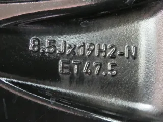 Original EQE Limousine Typ V295 19 Zoll 5-Speichen-Rad Winterräder + RDKS Alufelgen A2954011200 Schwarz Winterreifen 2x 6 mm / 2x 6,8 mm - Bild 7