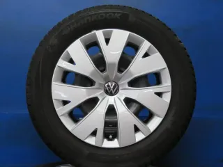 Original VW T-Cross VW Taigo Skoda Kamiq 16 Zoll Stahlfelge Winterräder 2Q0601027AE Schwarz Winterreifen 2x 6 mm / 2x 7 mm - Bild 2