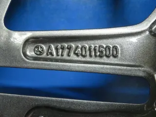 NEU Original A-Klasse Typ 177 B-Klasse Typ 247 CLA Typ 118 18 Zoll AMG 5-Doppelspeichen-Rad Sommerräder + RDKS Alufelgen A1774011500 Tremolit metallic / glanzgedreht Sommerreifen - Bild 5