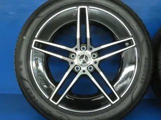 Original Mercedes E-Klasse Limousine Baureihe W214 Mercedes E-Klasse T-Model Baureihe S214 19 Zoll AMG-5-Doppelspeichen-Design Sommerräder + RDKS A2144010300 Schwarz - Bild 15
