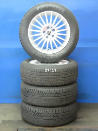 Original Mercedes V-Klasse Typ W447 ab 03/2024 Mercedes Vito Typ 447 Mercedes Vito Tourer Typ 447 17 Zoll Winterräder + RDKS Alufelgen A4474014900 Silber Winterreifen - Bild 1