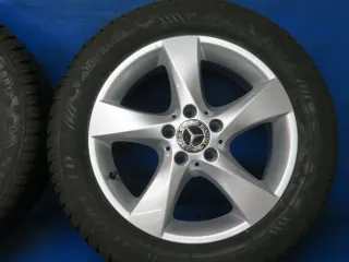 Original Mercedes V-Klasse Typ W447 bis 02/2024 Mercedes Vito Typ 447 Winterräder 17 Zoll 5-Speichen-Rad RDKS Silber Winterreifen gebraucht - Bild 9