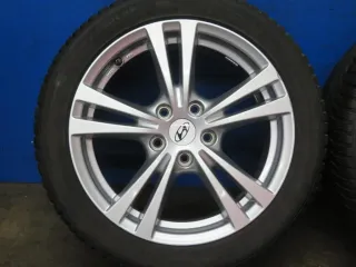 Original Hyundai I30 Typ PDE Winterräder 17 Zoll 5-Doppelspeichen-Design Alufelgen + RDKS HMD01 70747 Silber Winterreifen 2x 6,3 mm / 2x 6,6 mm - Bild 14