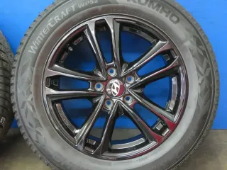 Original Hyundai Tucson Typ NX4 Winterräder Alufelgen 17 Zoll 5-Doppelspeichen-Design Winterräder + RDKS KH27 7517 Schwarz Winterreifen 2x 6,3 mm / 2x 7 mm - Bild 14
