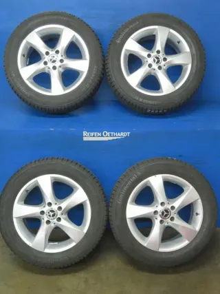 Original Mercedes V-Klasse Typ W447 bis 02/2024 Mercedes Vito Typ 447 Winterräder 17 Zoll 5-Speichen-Rad RDKS Alufelgen A4474012200 Silber Winterreifen 2x 6,2 mm / 2x 6,8 mm - Bild 20