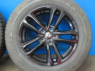 Original Hyundai Tucson Typ NX4 Winterräder Alufelgen 17 Zoll 5-Doppelspeichen-Design Winterräder + RDKS KH27 7517 Schwarz Winterreifen 2x 7 mm / 2x 7,3 mm - Bild 14