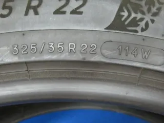 2x Winterreifen 325/35 R22 114W Michelin Pilot Alpin 5 SUV 4123 2x 6,1 mm - Bild 6