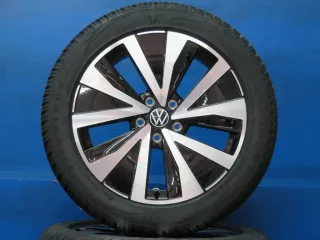 NEU Original VW T-Roc II Typ A2 18 Zoll 5-V-Speichen-Design Winterräder Alufelgen 2GJ601025B Schwarz Winterreifen - Bild 2