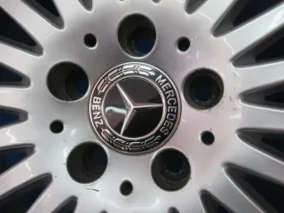 Original Mercedes Vito Typ 447 Mercedes Vito Tourer Typ 447 Winterräder Alufelgen 17 Zoll Viel-Speichen-Rad + RDKS A4474012300 Silber Winterreifen 2x 7,8 mm / 2x 99% - Bild 10