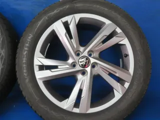 Original VW T-Cross VW Taigo 17 Zoll Valencia Winterräder Alufelgen 2G7601025E Anthrazit Winterreifen 4x 6 - 6,3 mm - Bild 10