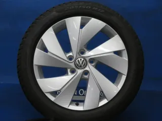 Original VW Golf 8 17 Zoll Belmond Winterräder Alufelgen 5H0601025B Silber Winterreifen 2x 6 mm / 2x 6,3 mm - Bild 2
