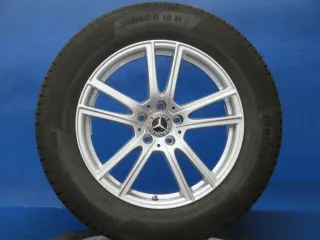 Original Mercedes Benz GLC Coupe Typ: C254 Mercedes Benz GLC SUV Typ: X254 18 Zoll 5-Doppelspeichen-Rad Winterräder + RDKS Alufelgen A2544014600 Winterreifen 4x 7,5 mm - Bild 2